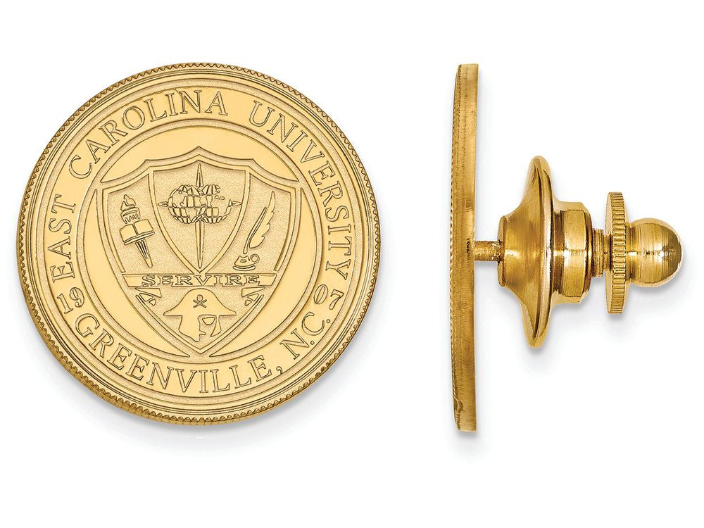 Logoart Sterling Silver Gp East Carolina University Crest Cuff Link