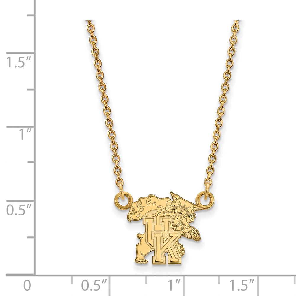 Logoart Sterling Silver Gp University Of Kentucky Small Pendant Necklace