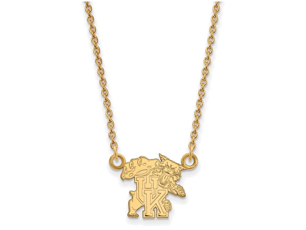 Logoart Sterling Silver Gp University Of Kentucky Small Pendant Necklace
