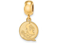 Logoart Sterling Silver Gp Florida State University Small Dangle Bead
