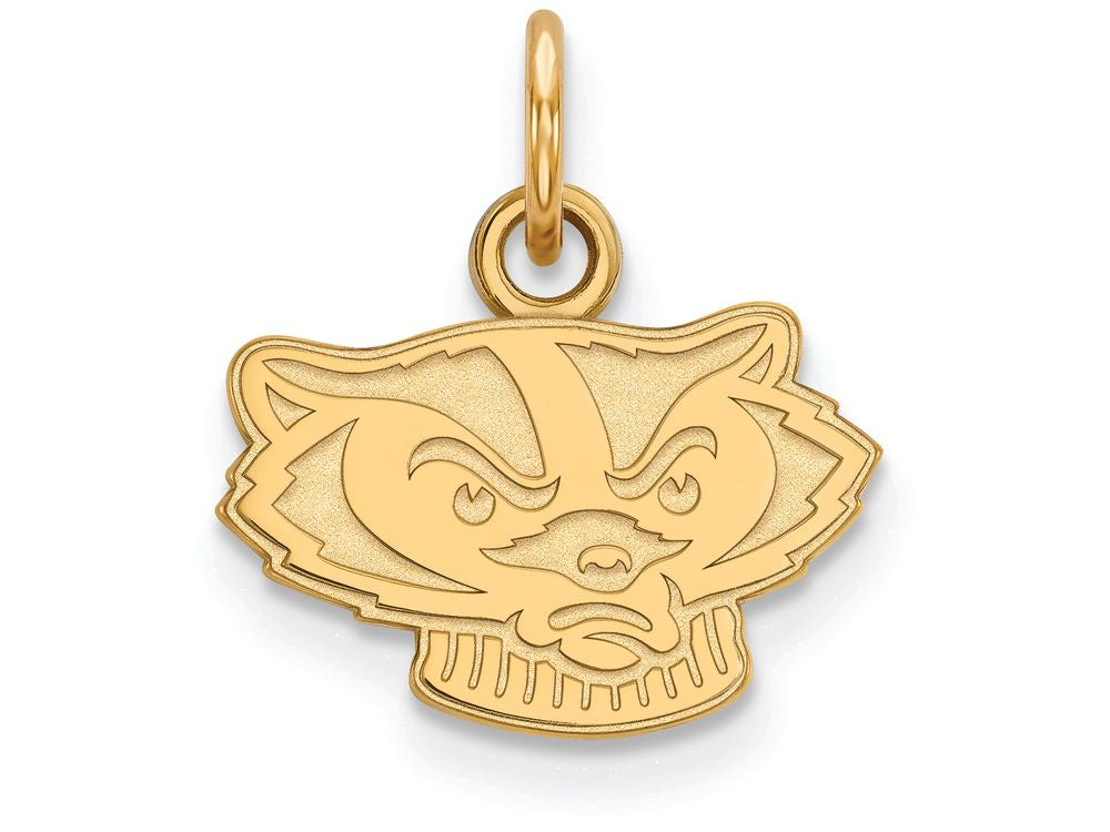Logoart Sterling Silver Gp University Of Wisconsin Extra Small Pendant