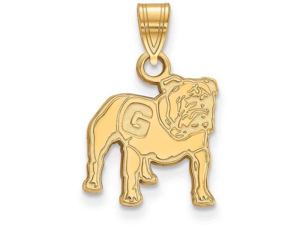 Logoart Sterling Silver Gp University Of Georgia Small Pendant
