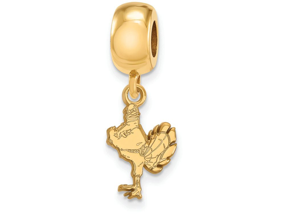 Logoart Sterling Silver Gp Virginia Tech Small Dangle Bead