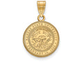 Logoart Sterling Silver Gp Kansas State University Medium Crest Pendant