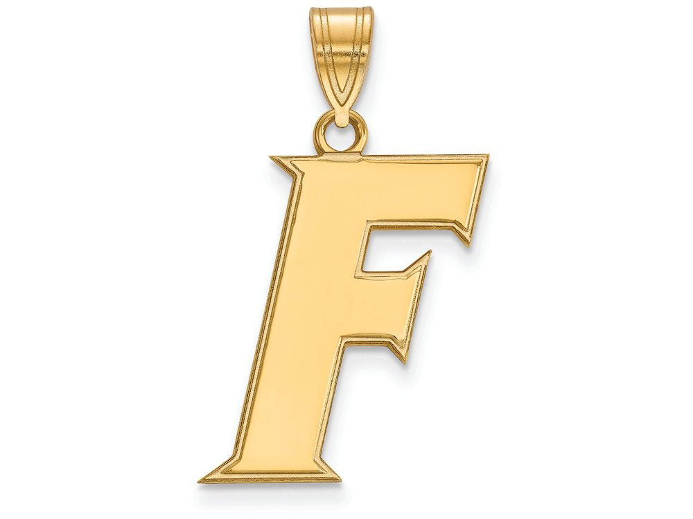 Logoart Sterling Silver Gp University Of Florida Large Pendant