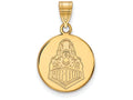 Logoart Sterling Silver Gp Purdue Medium Disc Pendant