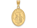 Logoart Sterling Silver Gp University Of South Carolina Large Crest Pendant Necklace