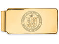 Logoart Sterling Silver Gp Virginia Tech Money Clip Crest