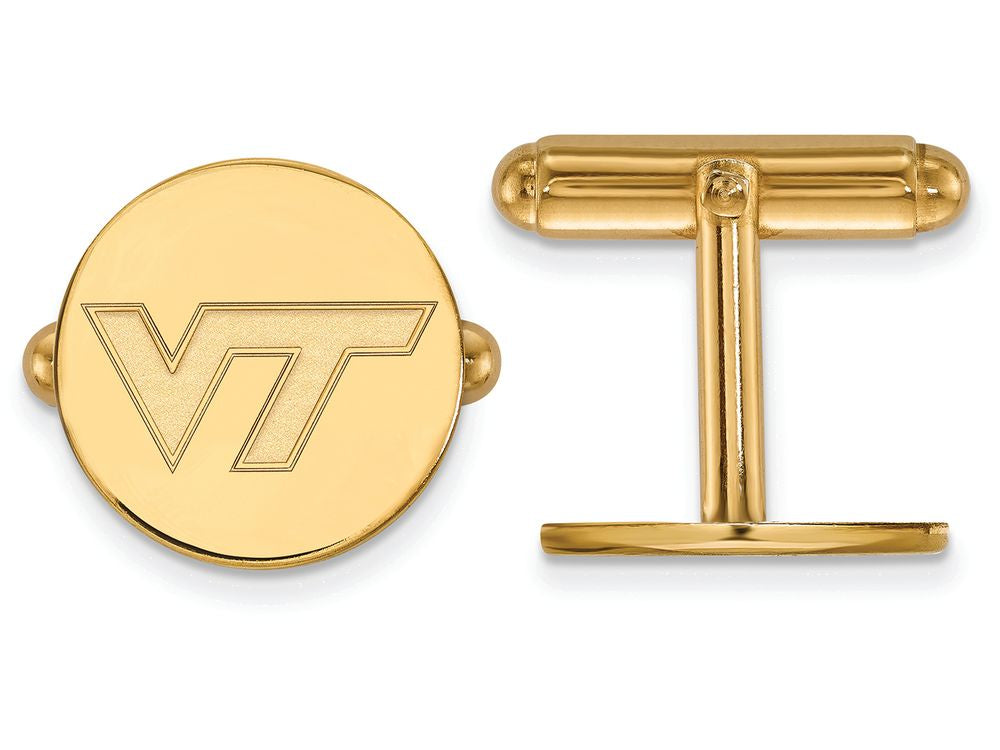 Logoart Sterling Silver Gp Virginia Tech Cuff Link