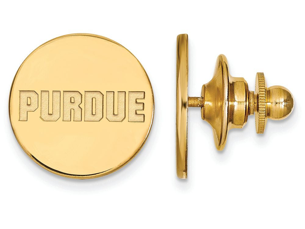 Logoart Sterling Silver Gp Purdue Lapel Pin