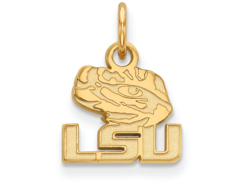 Logoart Sterling Silver Gp Louisiana State University Extra Small Pendant