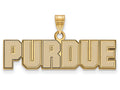 Logoart Sterling Silver Gp Purdue Small Enamel Pendant