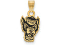 Logoart Sterling Silver Gp North Carolina State U Small Enamel Pendant