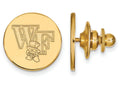 Logoart Sterling Silver Gp Wake Forest University Lapel Pin