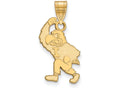 Logoart Sterling Silver Gp University Of Iowa Large Pendant