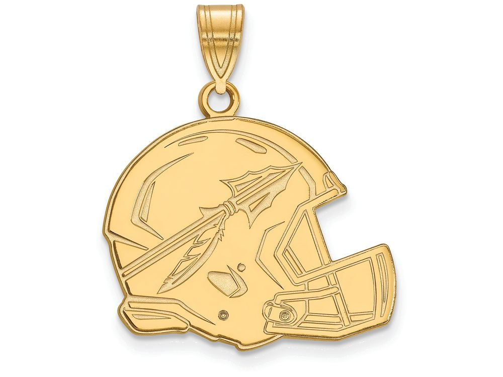 Logoart Sterling Silver Gp Florida State University Large Pendant