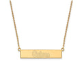 Logoart Sterling Silver Gp University Of Florida Small Bar Necklace