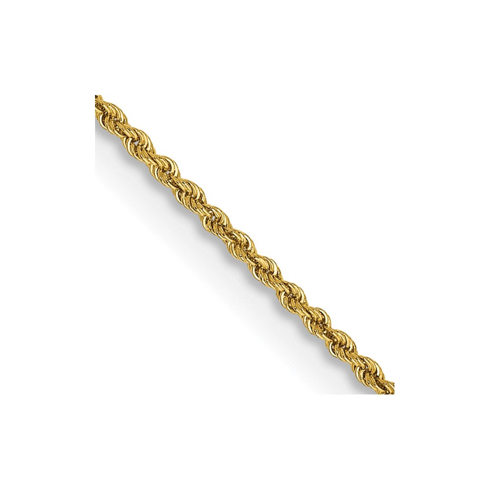 FJC Finejewelers 14 kt Yellow Gold Hand Made Rope Chain Lobster Clasp 36 Inches x 1.5 mm