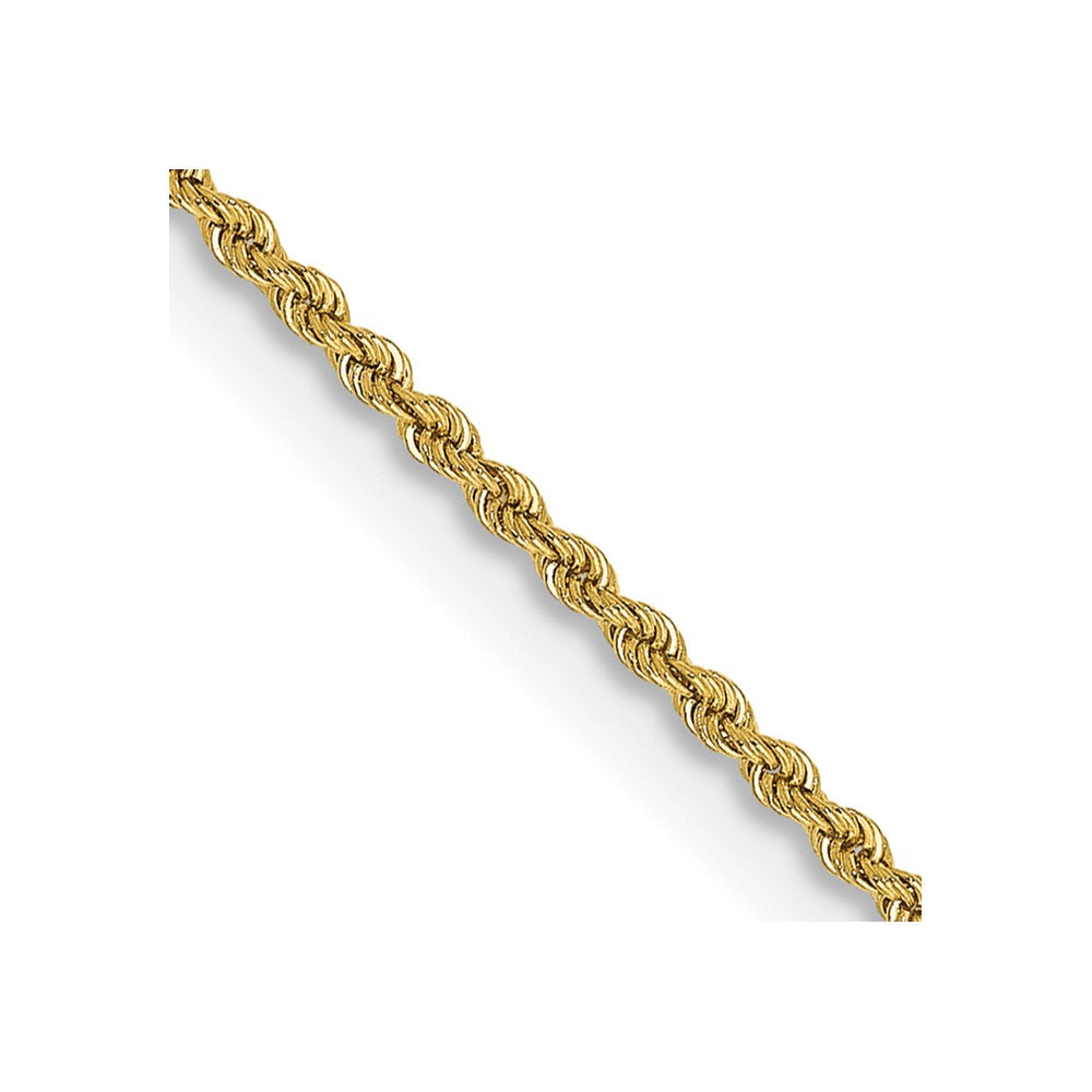 FJC Finejewelers 14 kt Yellow Gold Hand Made Rope Chain Lobster Clasp 36 Inches x 2 mm