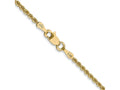FJC Finejewelers 14 kt Yellow Gold Hand Made Rope Chain Lobster Clasp 36 Inches x 2 mm