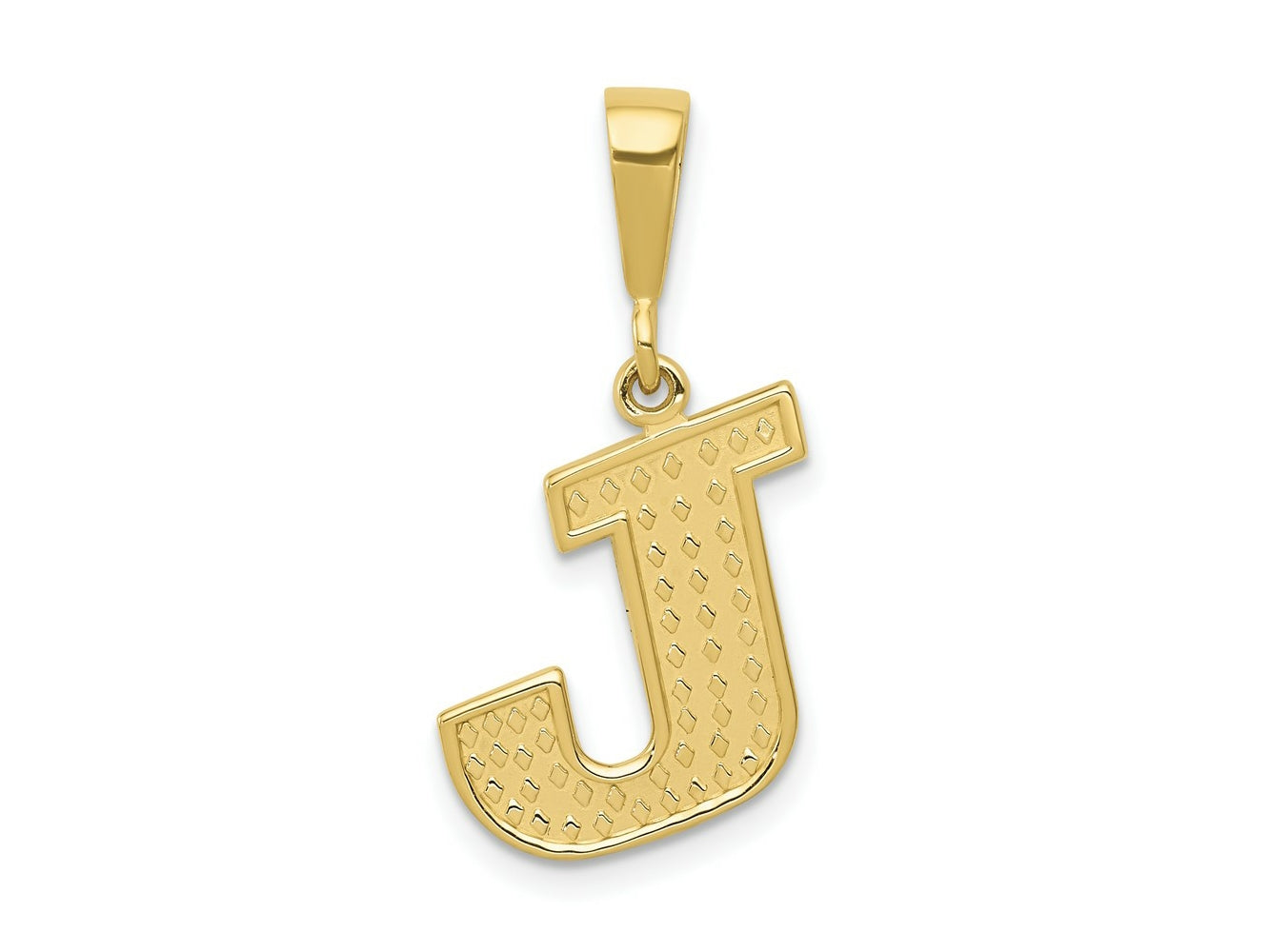 FJC Finejewelers 10 kt Yellow Gold Themed Initial J Charm