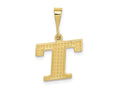 FJC Finejewelers 10 kt Yellow Gold Themed Initial T Charm