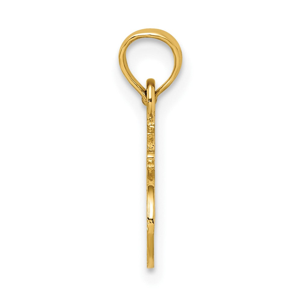 FJC Finejewelers 10 kt Yellow Gold #1 AUNTIE Charm 13 x 19 mm