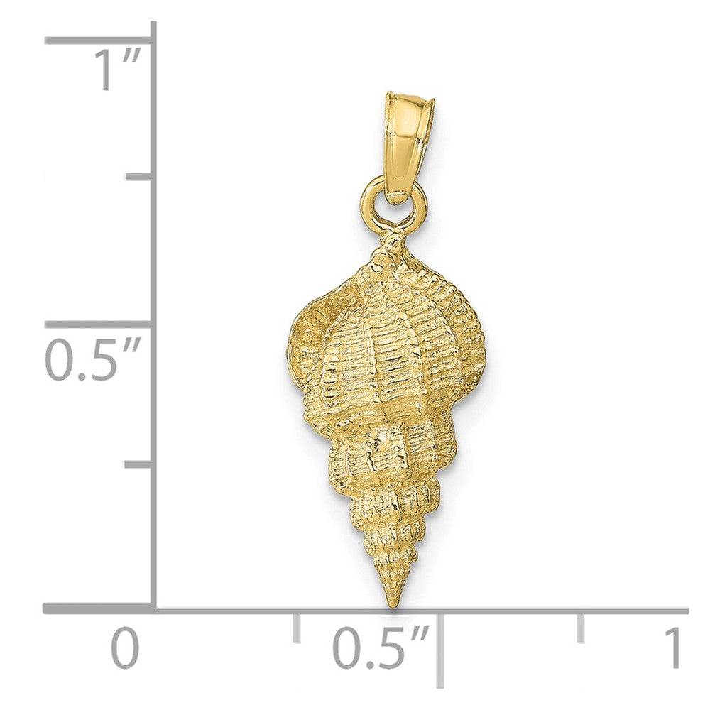 FJC Finejewelers 10 kt Yellow Gold Conch Shell Charm 24 x 9 mm