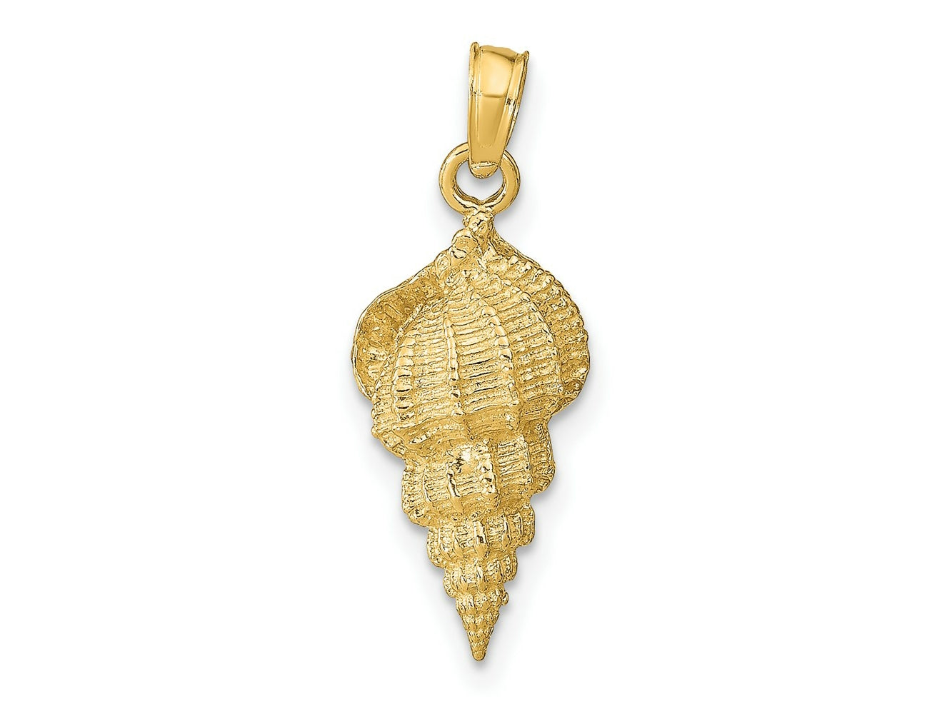 FJC Finejewelers 10 kt Yellow Gold Conch Shell Charm 24 x 9 mm