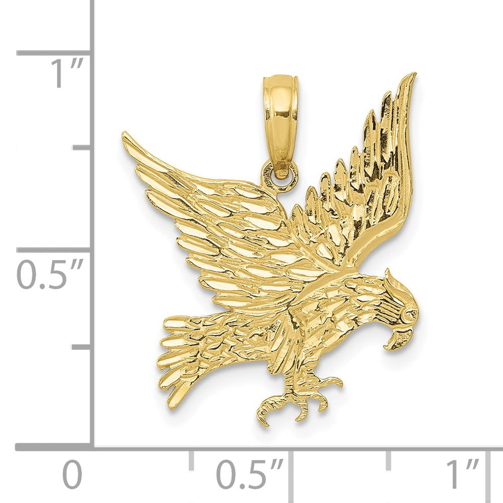 FJC Finejewelers 10 kt Yellow Gold Eagle Charm 20 x 19 mm