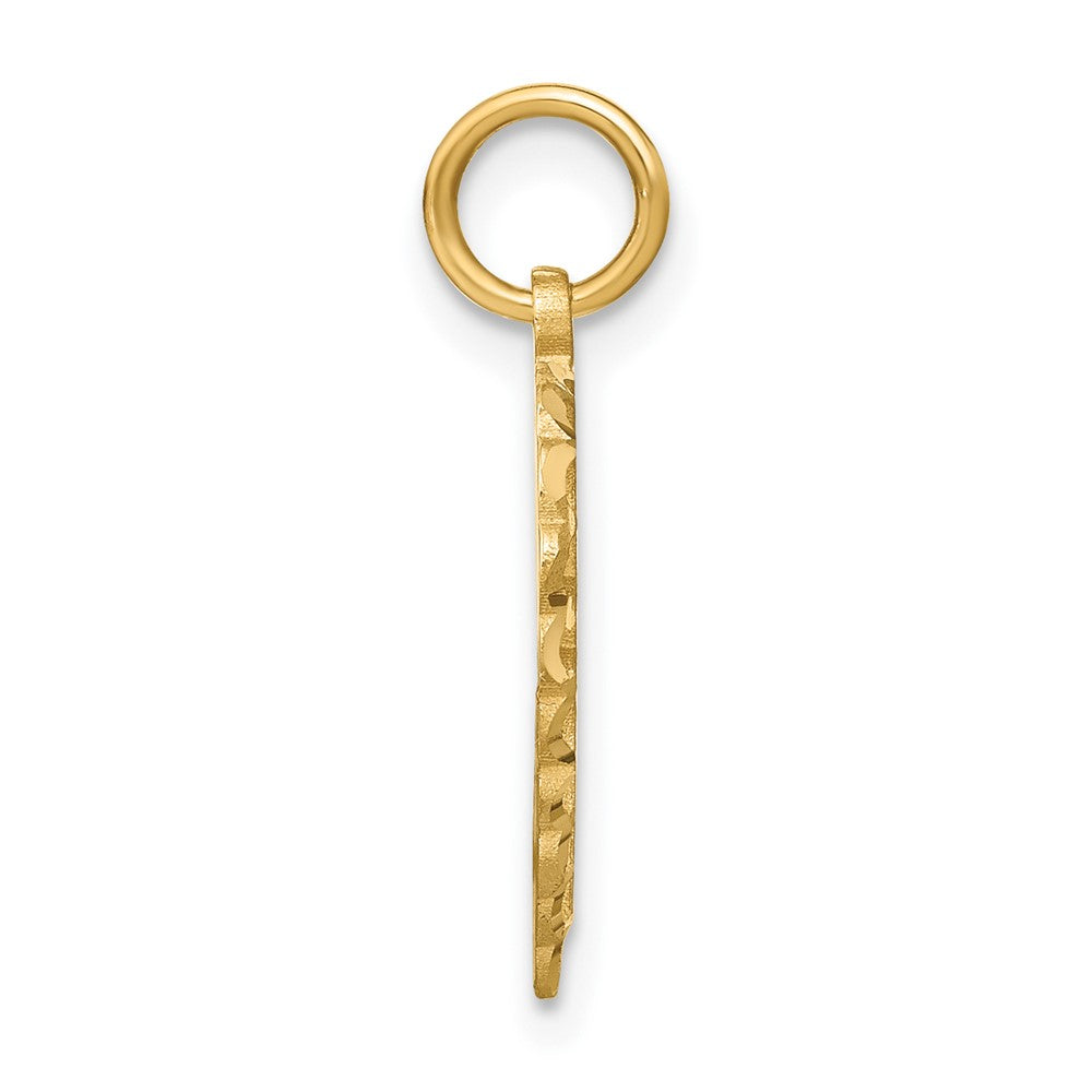 FJC Finejewelers 10 kt Yellow Gold Initial I Charm