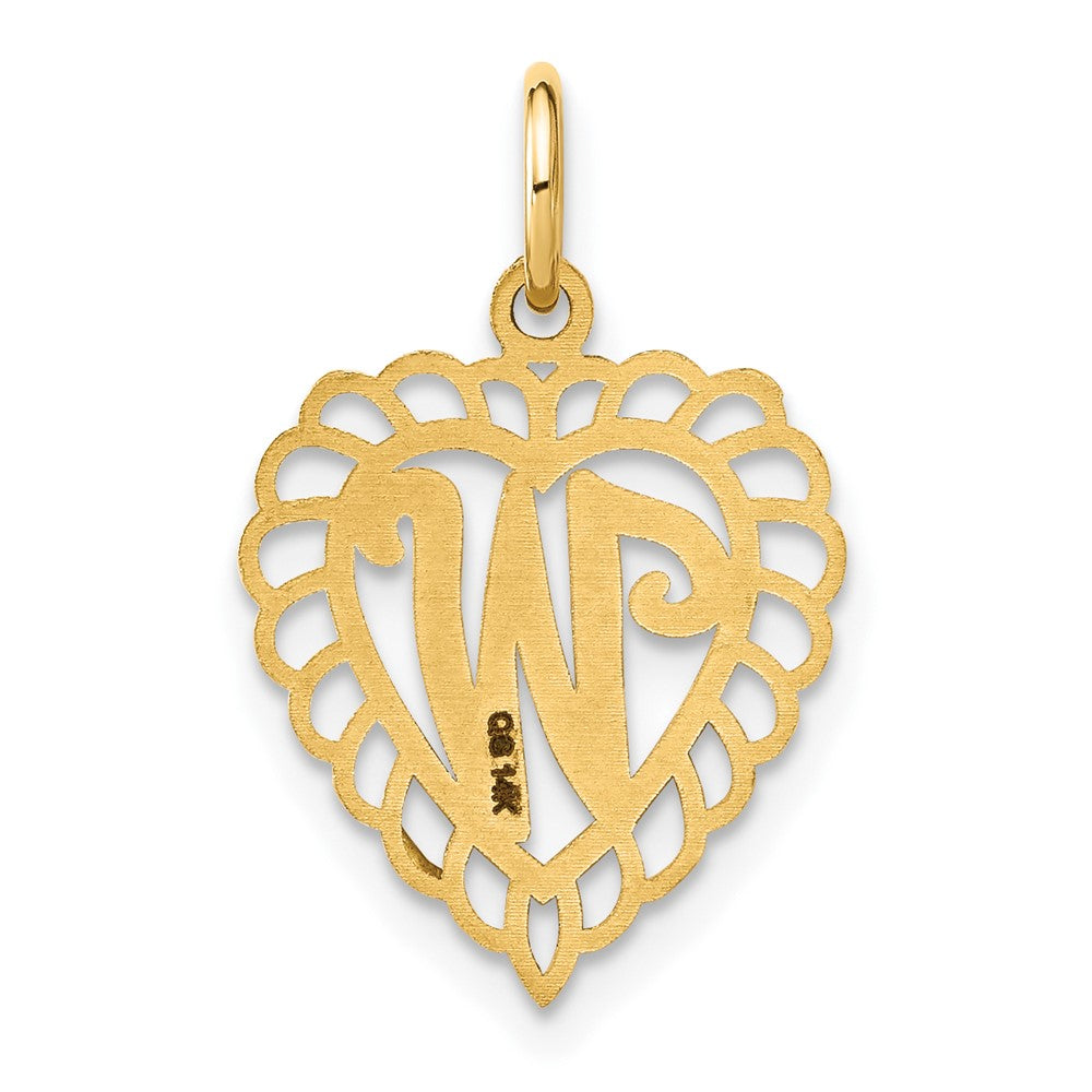 FJC Finejewelers 10 kt Yellow Gold Initial W Charm