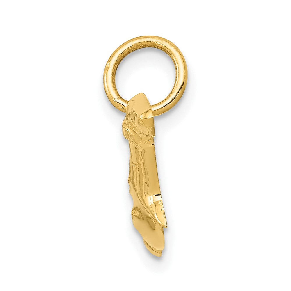 FJC Finejewelers 10 kt Yellow Gold Hammerhead Shark Charm 14 x 25 mm