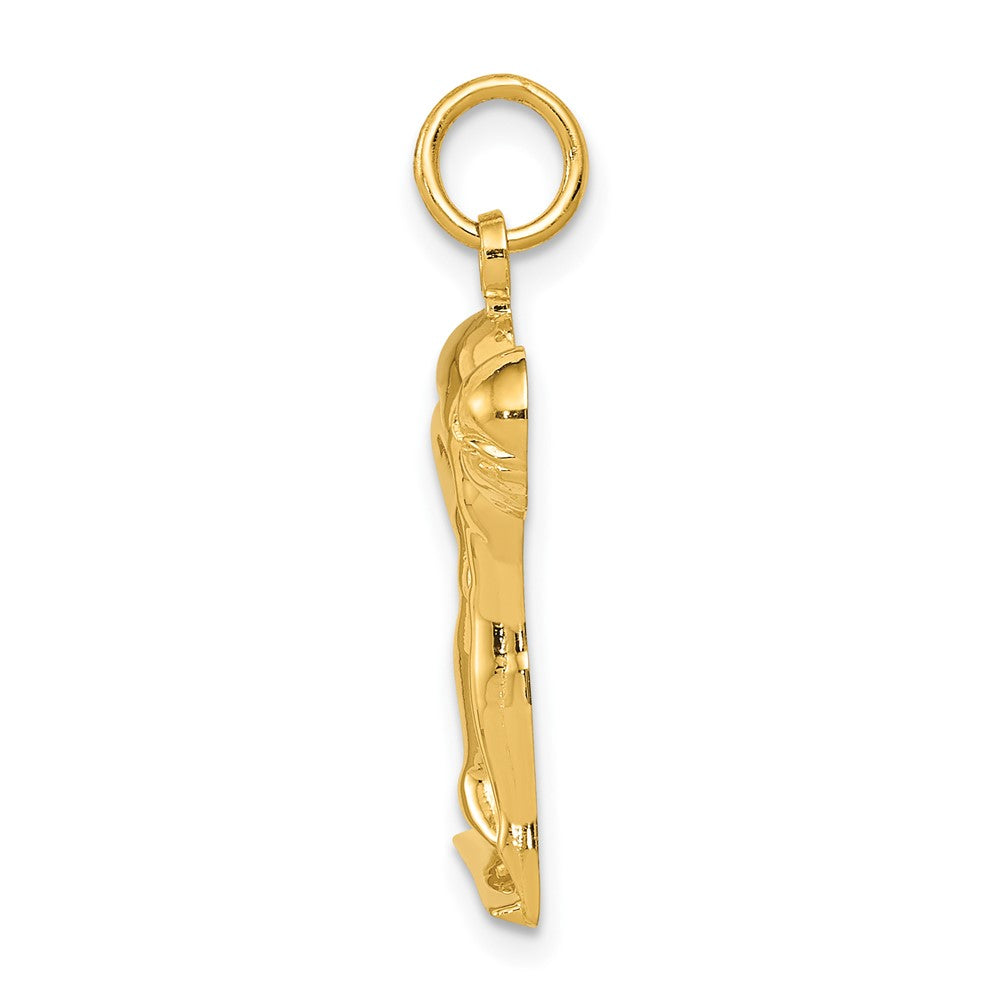 FJC Finejewelers 10 kt Yellow Gold Swimmer/diver Charm 26 x 18 mm