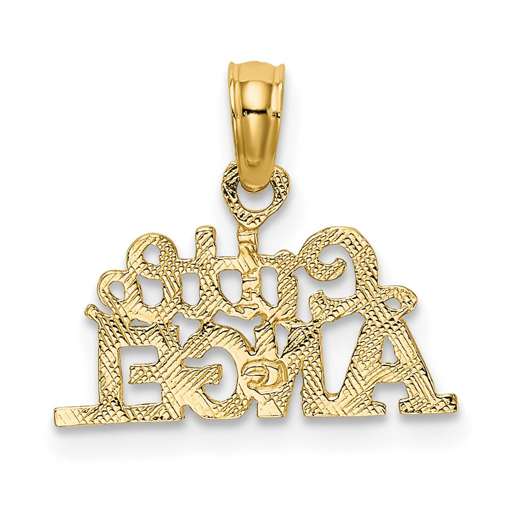 FJC Finejewelers 10 kt Yellow Gold LITTLE ANGEL Charm 12 x 9 mm