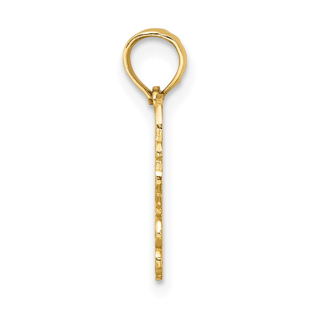 FJC Finejewelers 10 kt Yellow Gold 100% CANCER Zodiac Charm 16 x 15 mm