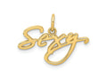 FJC Finejewelers 10 kt Yellow Gold Sexy Charm 16 x 22 mm