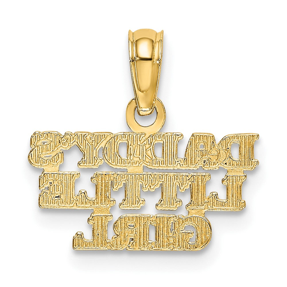 FJC Finejewelers 10 kt Yellow Gold DADDYS LITTLE GIRL Charm 11 x 15 mm
