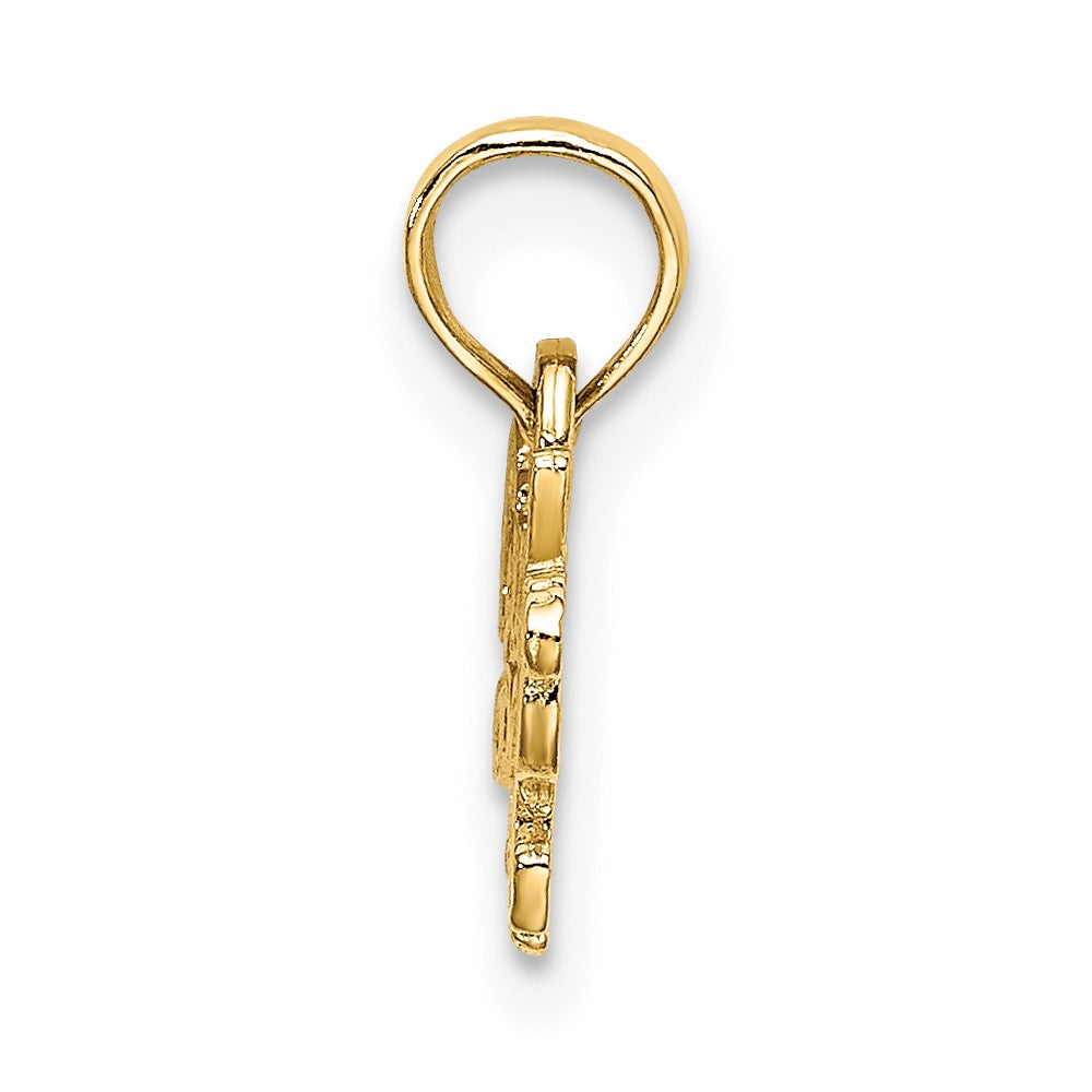 FJC Finejewelers 10 kt Yellow Gold GRANDMA'S GIRL Charm 11 x 19 mm