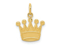 FJC Finejewelers 10 kt Yellow Gold Kings Crown Charm 20 x 12 mm