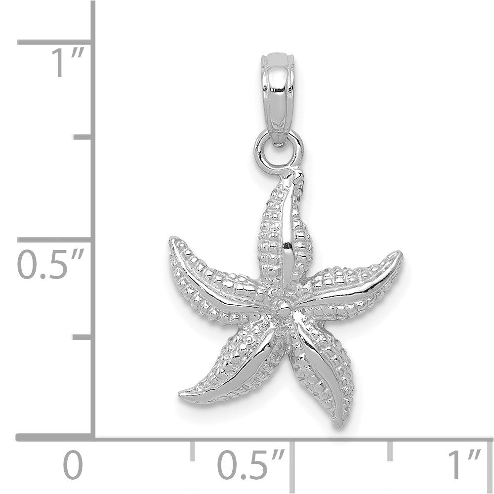 FJC Finejewelers 10 kt Yellow Gold Themed Starfish Charm 16 mm x 15.1 mm