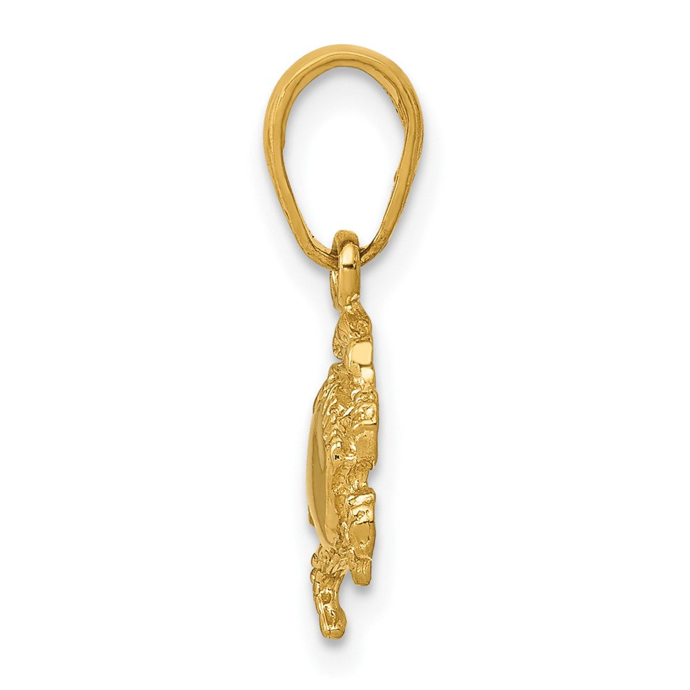 FJC Finejewelers 10 kt Yellow Gold Crab Charm 15 x 8 mm