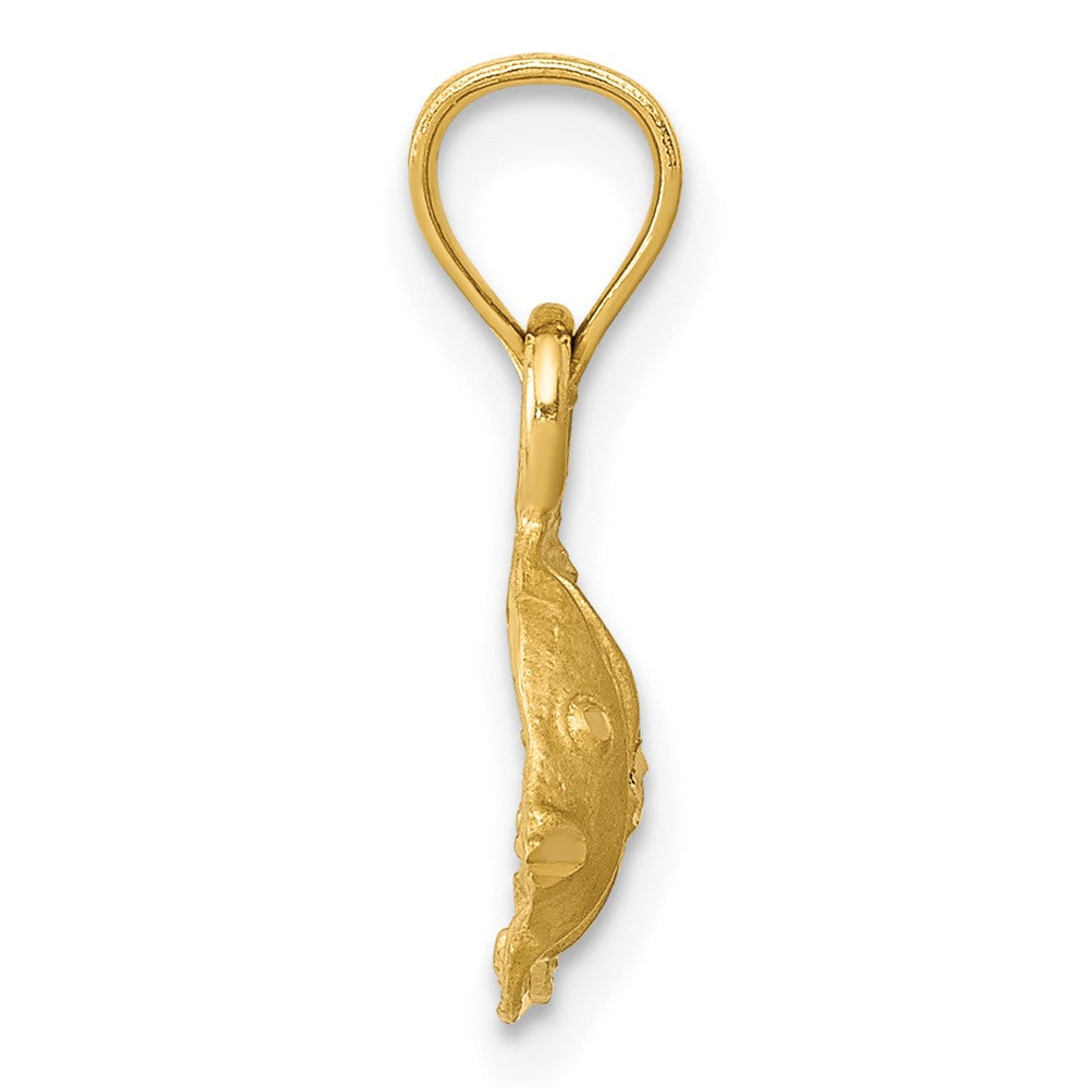 FJC Finejewelers 10 kt Yellow Gold Fish Charm 16 x 10 mm