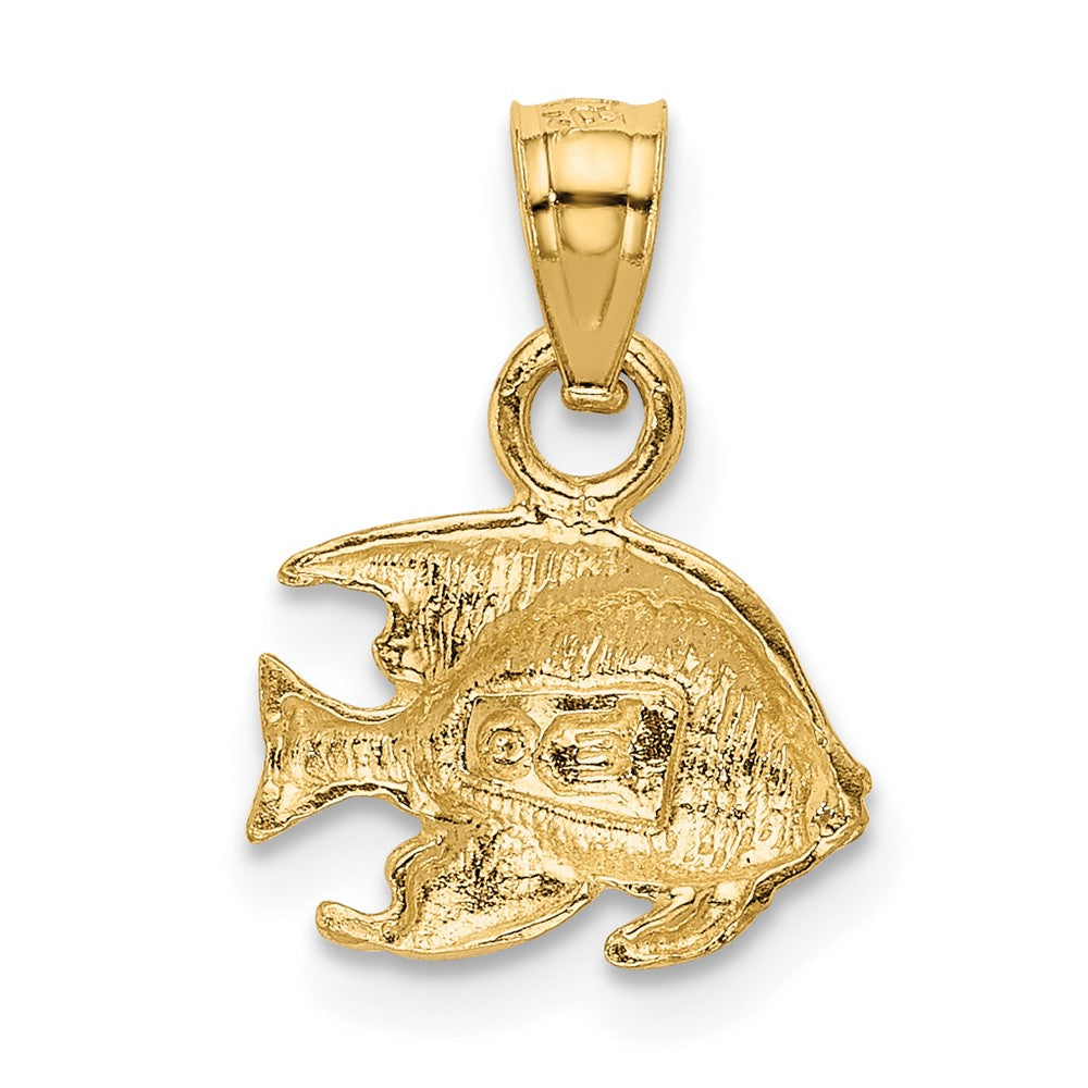 FJC Finejewelers 10 kt Yellow Gold Fish Charm 16 x 10 mm