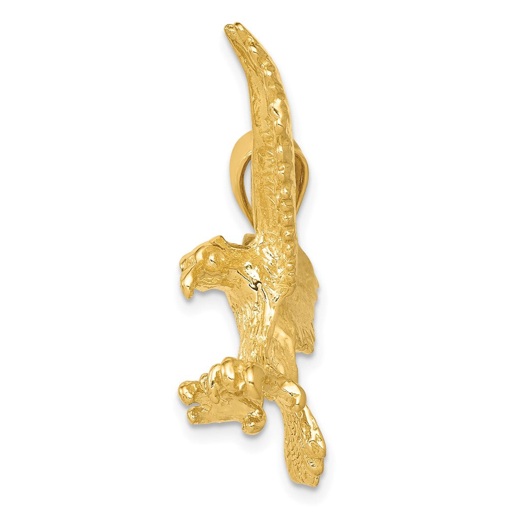 FJC Finejewelers 10 kt Yellow Gold Eagle Charm 24 x 37 mm