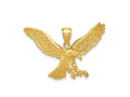 FJC Finejewelers 10 kt Yellow Gold Eagle Charm 24 x 37 mm
