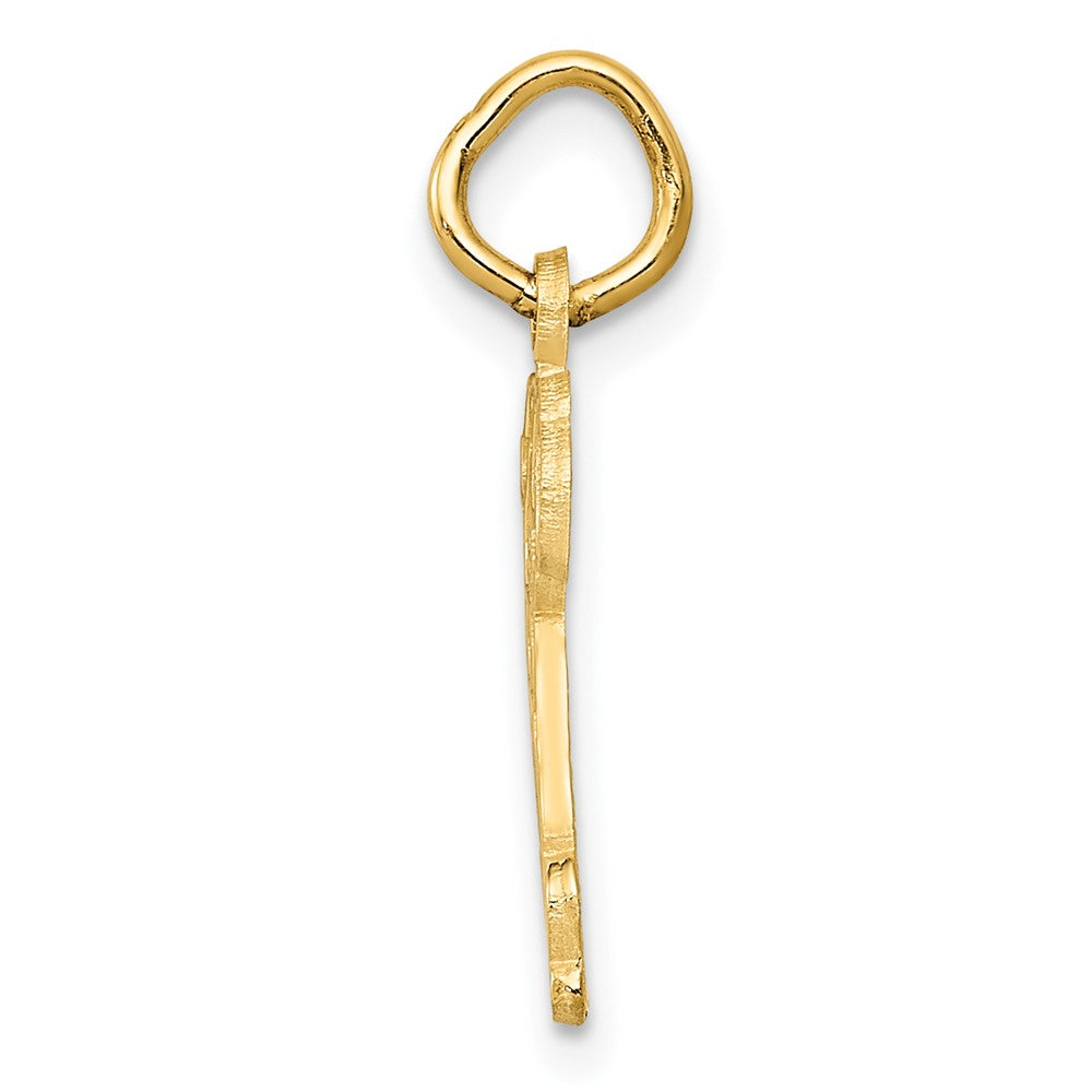 FJC Finejewelers 10 kt Yellow Gold Puppy Charm 21 x 10 mm