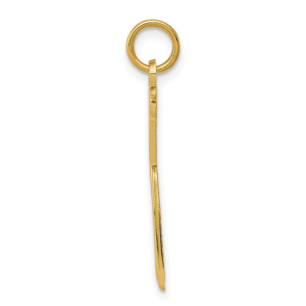 FJC Finejewelers 10 kt Yellow Gold Scissors Charm 28 x 12 mm