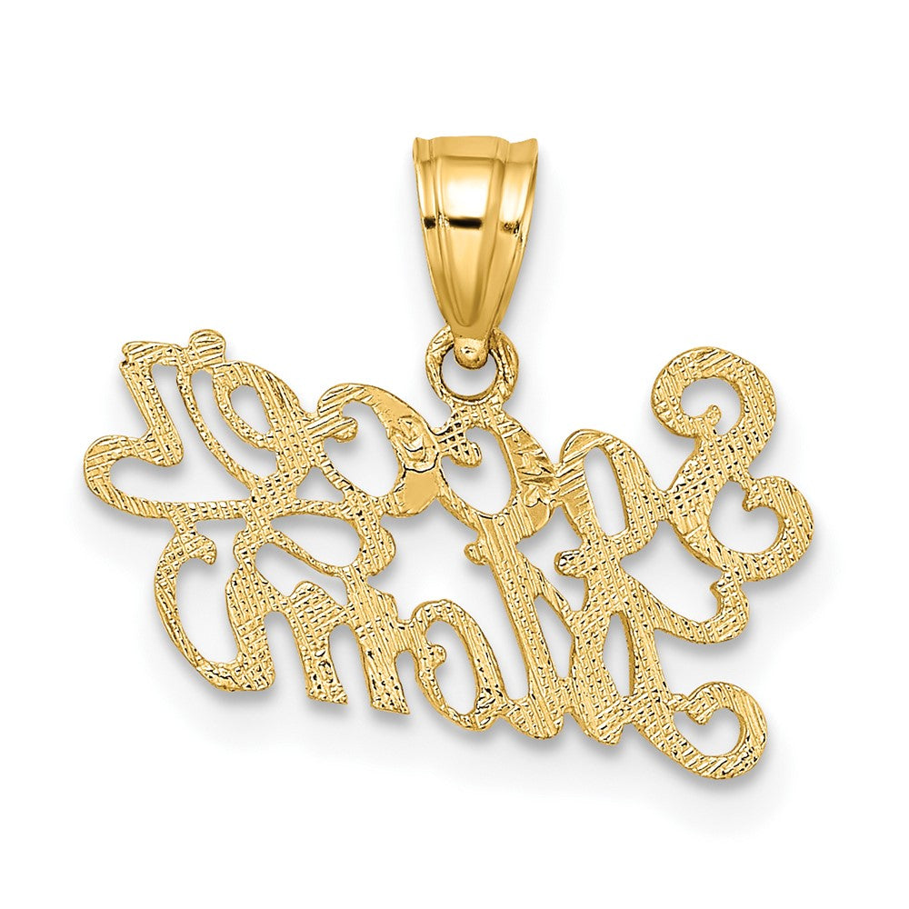 FJC Finejewelers 10 kt Yellow Gold SOCCER MOM Charm 10 x 17 mm