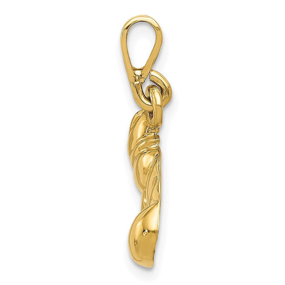 FJC Finejewelers 10 kt Yellow Gold Boxing Glove Charm 22 x 10 mm